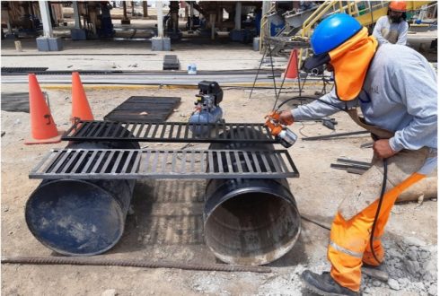 FABRICACIÓN E INSTALACIÓN DE REJILLAS PARA CANALETAS PARA LOSA DE PLANTA ETANOL PIURA