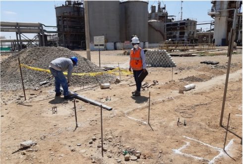 FABRICACIÓN E INSTALACIÓN DE BOLARDOS Y HABILITACION DE CAMINO PARA SUBESTACIÓN SEPE PIURA