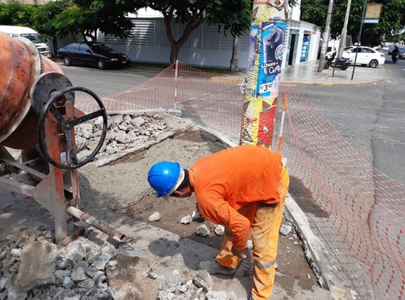 DEMOLICIÓN Y MEJORAMIENTO DE VEREDAS PARA BUEN ACABADO DE POZOS A TIERRA Y CAJAS DE FIBRA ÓPTICA gallery